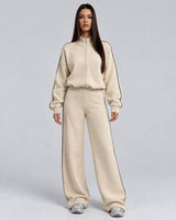 Two Piece Set - Beige - front view