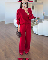 Two Piece Set - Red - front view