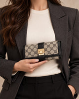 Wallet - Black - front view