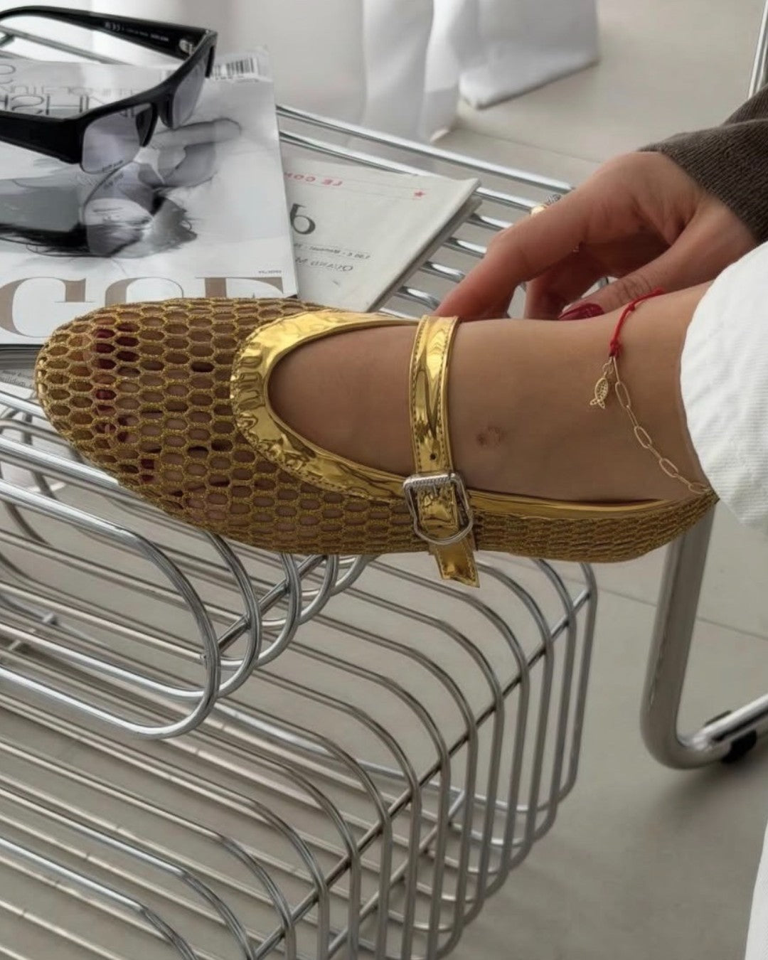 Alaia Ballet Flats