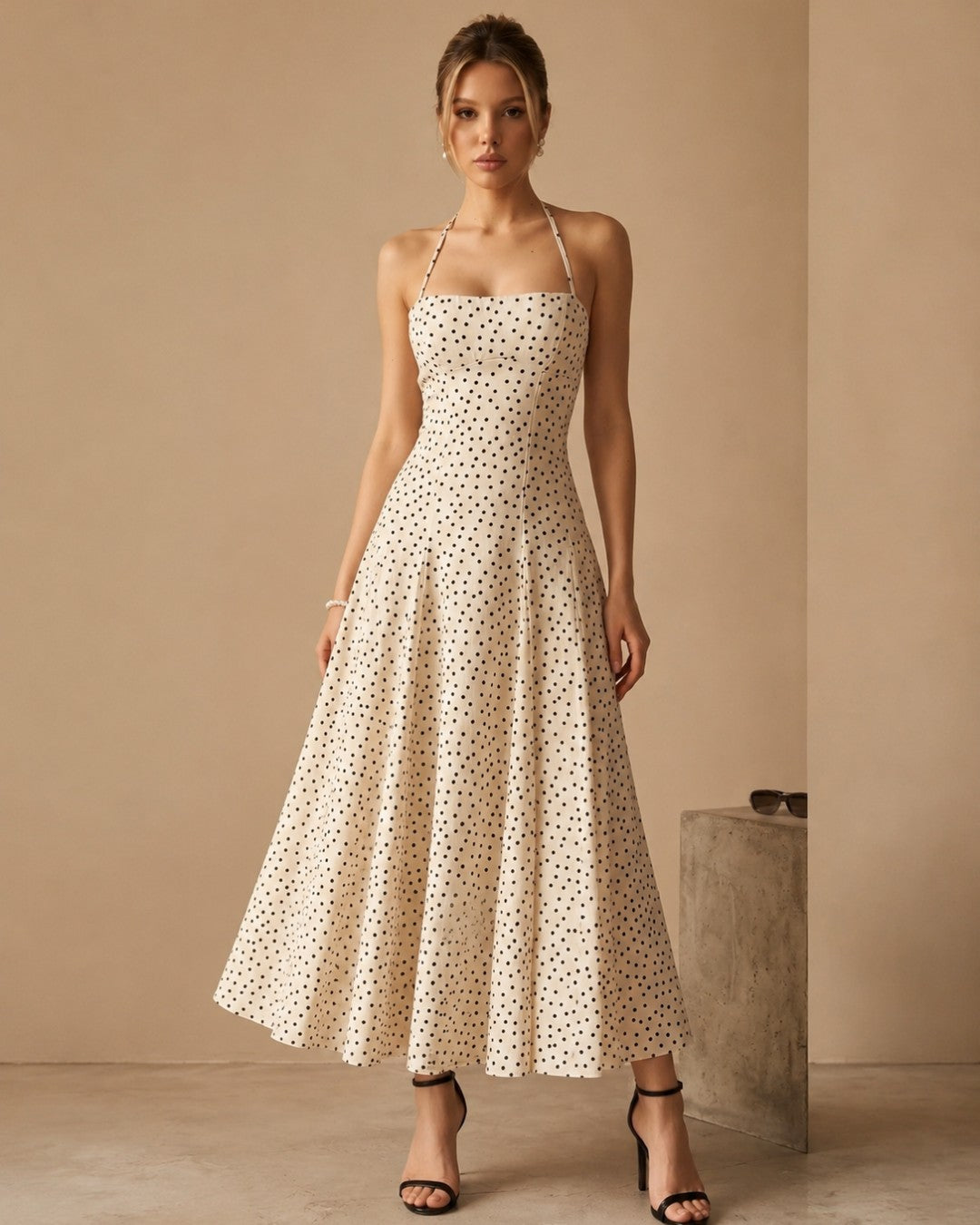 Amalfi Polka Dress