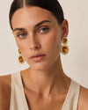 Amber Double-Drop Earrings