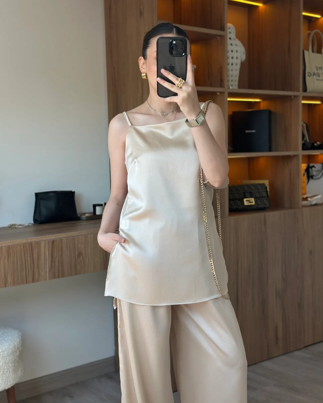 Amour Satin Set