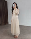 Amour Tie-Sleeve Dress