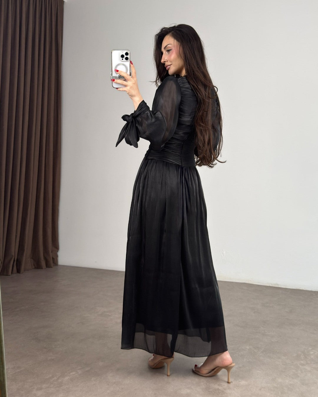 Amour Tie-Sleeve Dress