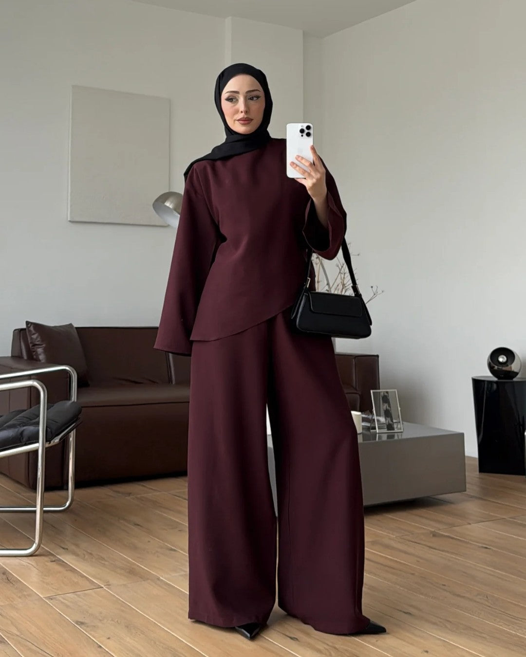 Asymmetric Drape Set