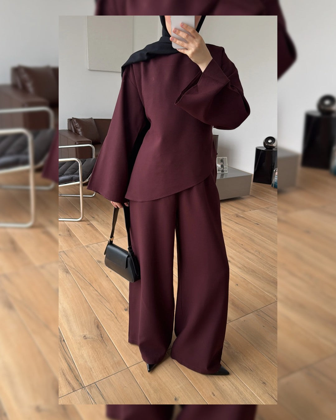 Asymmetric Drape Set
