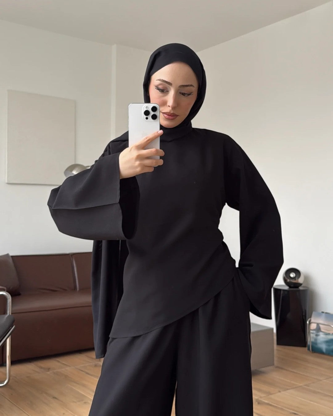 Asymmetric Drape Set