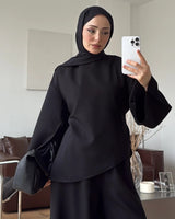 Asymmetric Drape Set