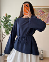 Asymmetric Modern Blouse + Belt