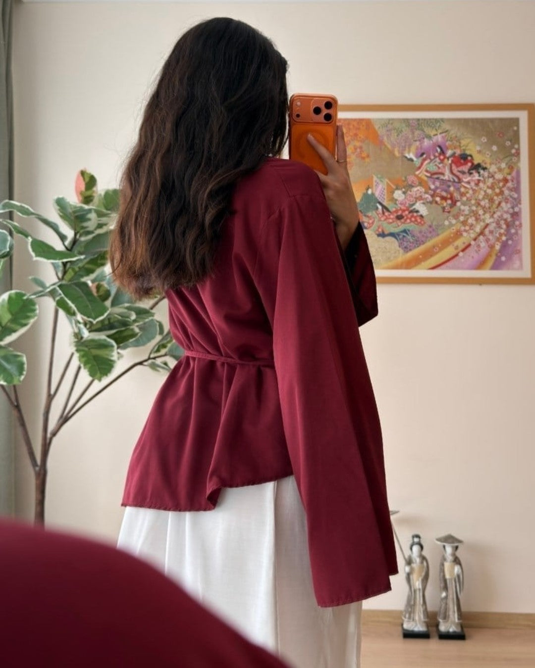 Asymmetric Modern Blouse + Belt