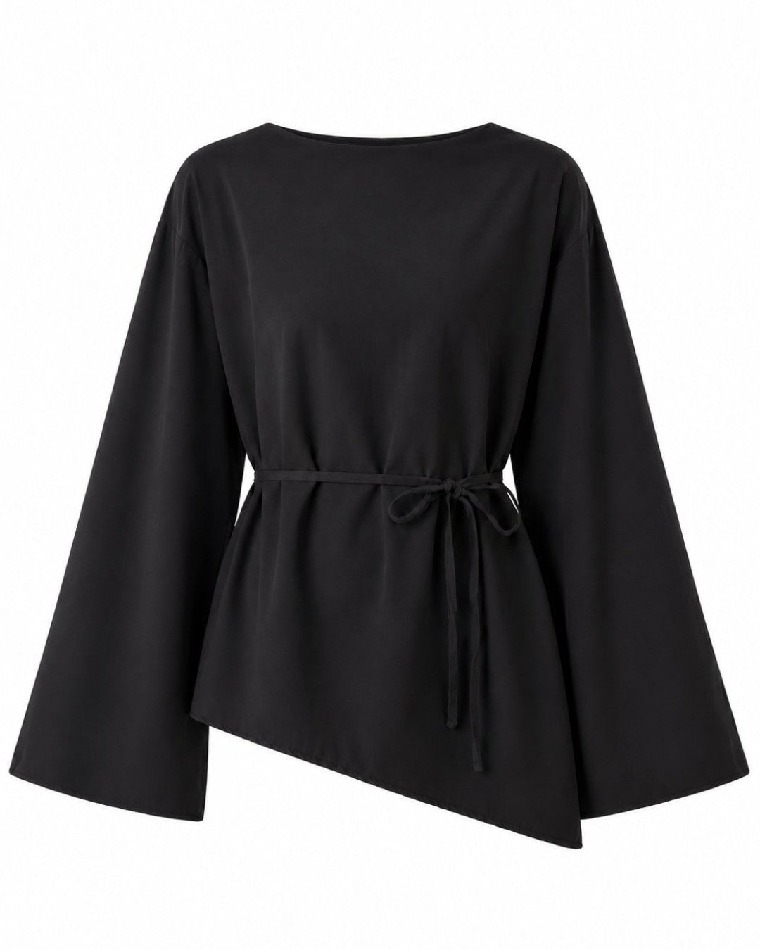 Asymmetric Modern Blouse + Belt