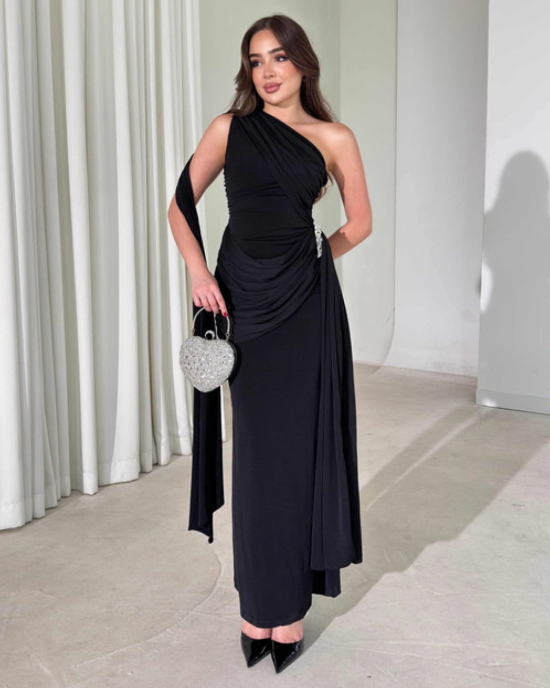 Athena Drape Gown
