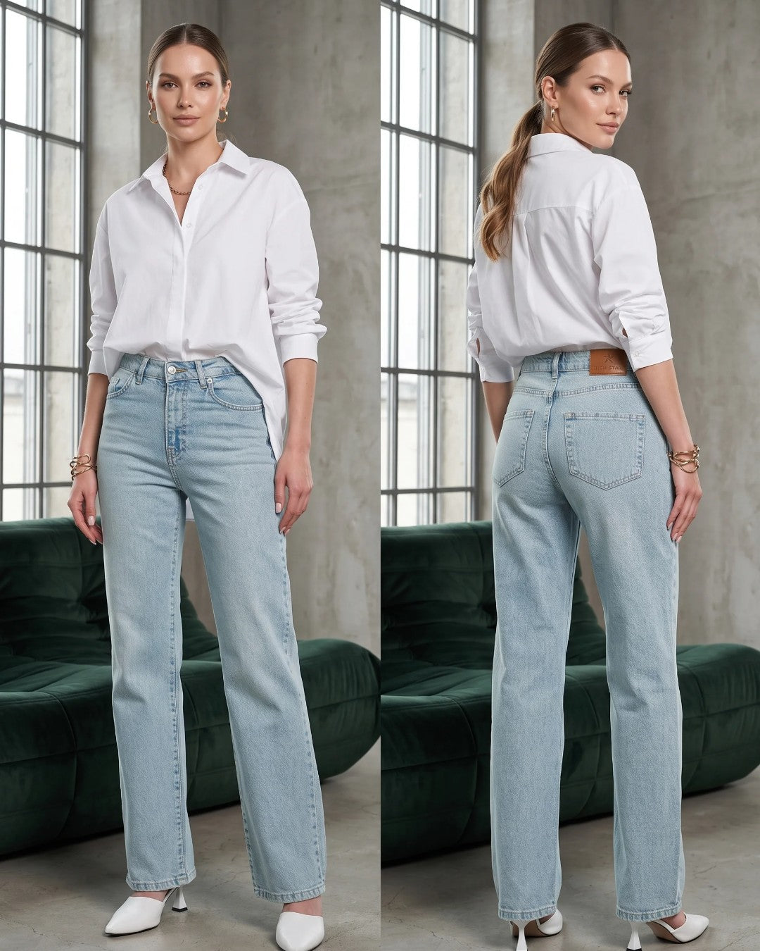 Aura Light-Wash Jeans