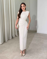 Aurelia Draped Ring Maxi Dress