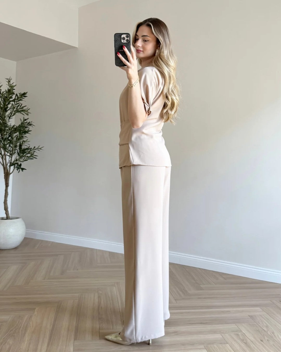 Aurelia Draped Trouser Set