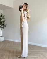 Aurelia Draped Trouser Set