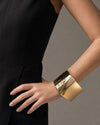 Aurelia Shield Gold Cuff