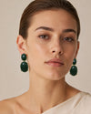 Barolo Double-Cabochon Earrings