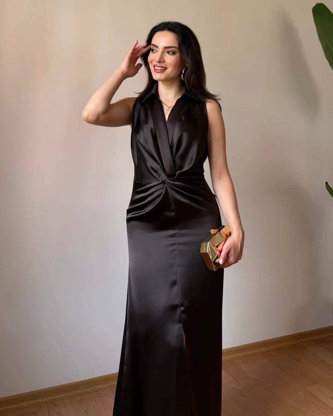 Belladonna Satin Gown