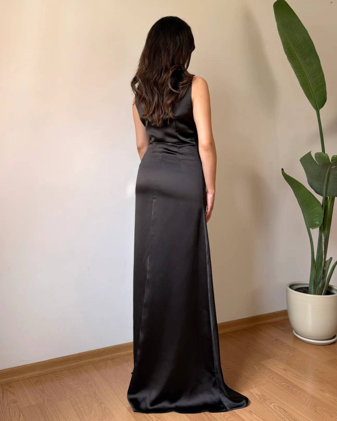 Belladonna Satin Gown