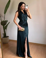 Belladonna Satin Gown