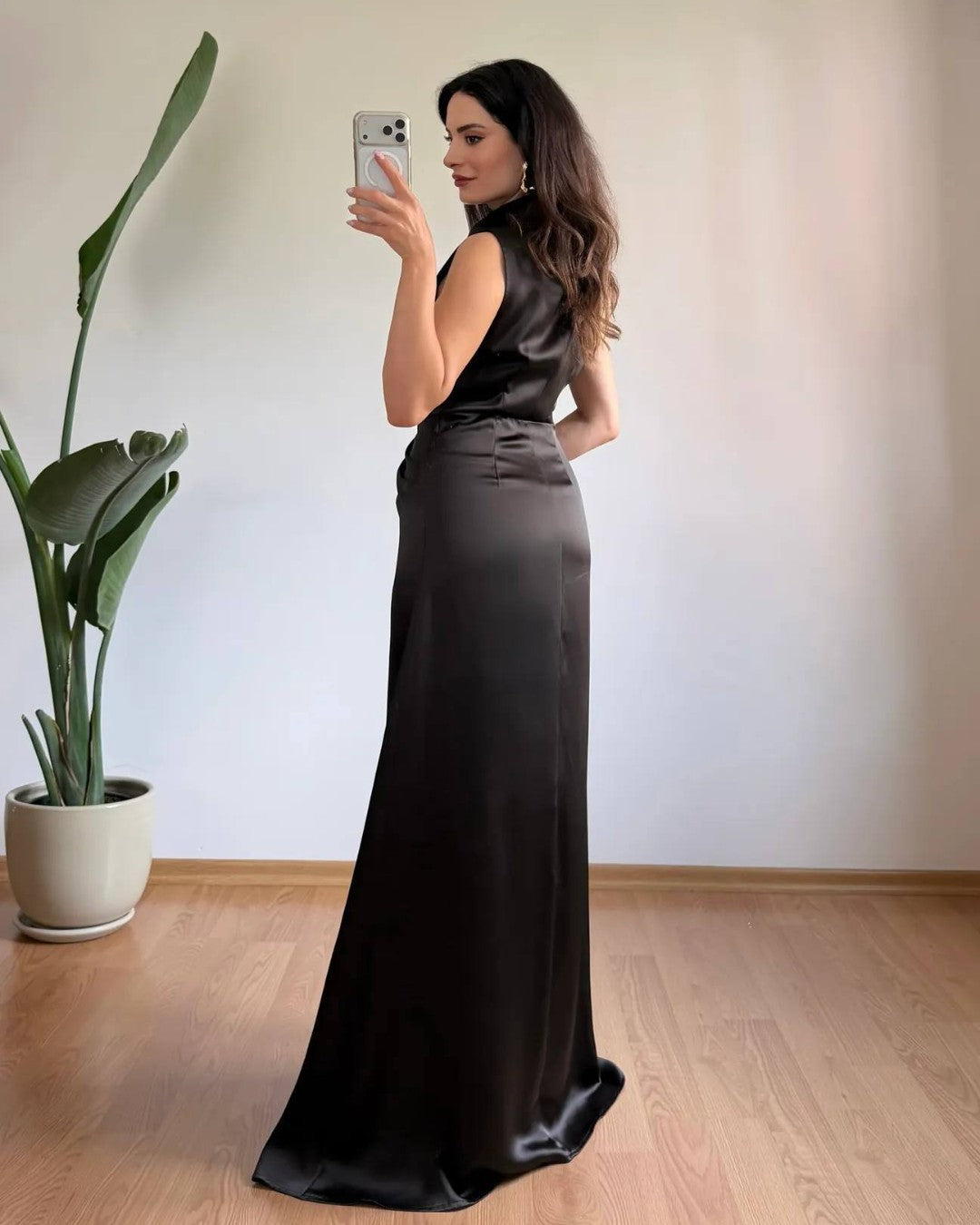 Belladonna Satin Gown
