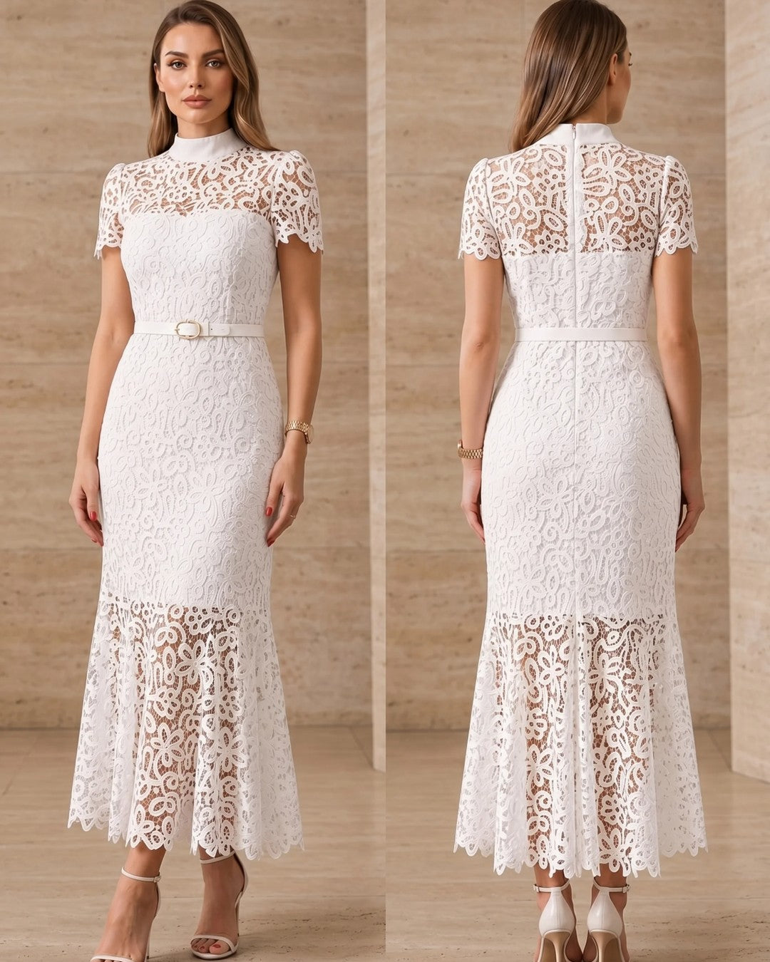 Belle Époque Lace Dress + Belt