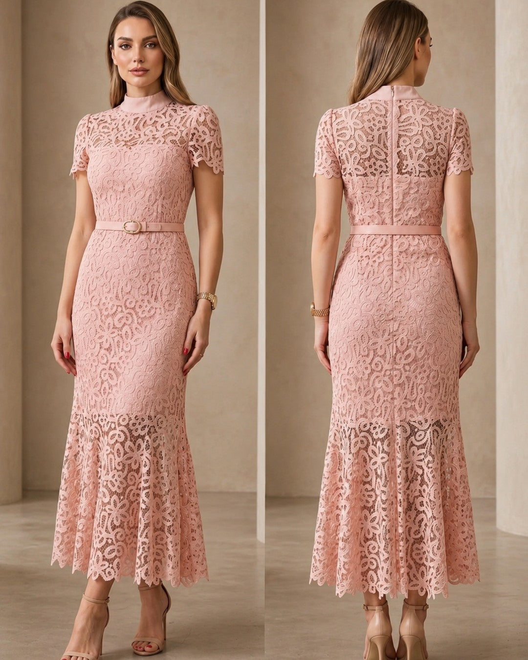 Belle Époque Lace Dress + Belt