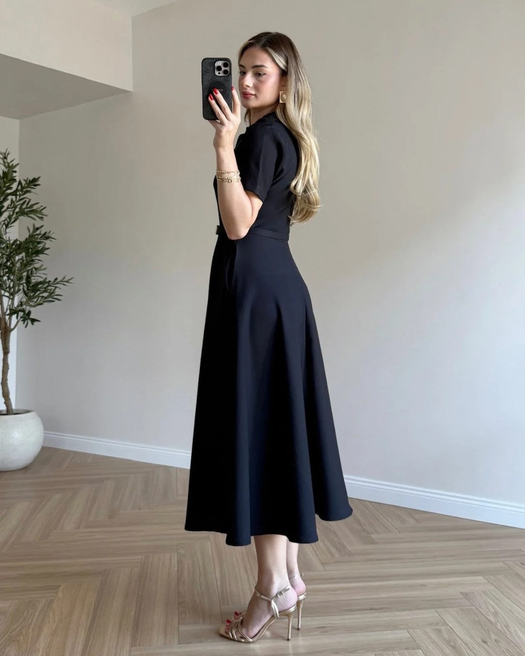 Belted Formal Dress