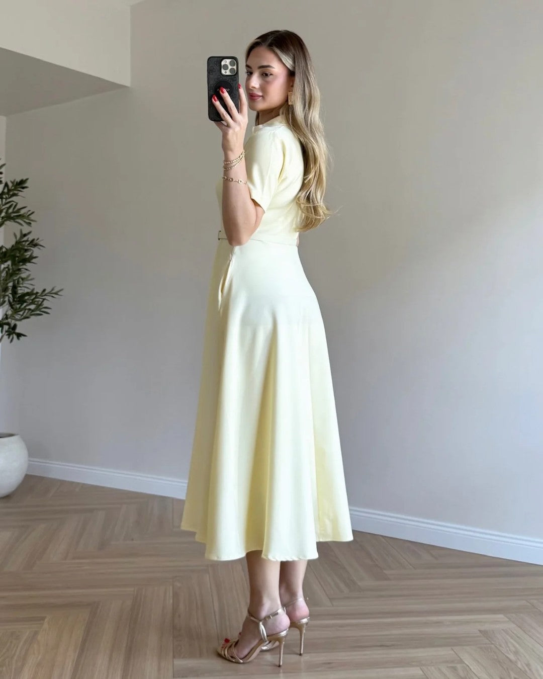 Belted Formal Dress