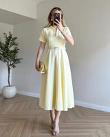 Belted Formal Dress