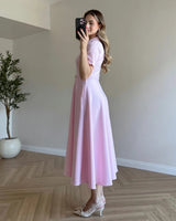 Belted Formal Dress
