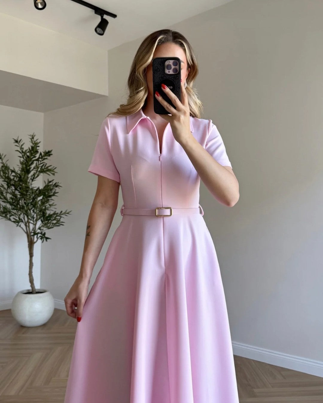Belted Formal Dress