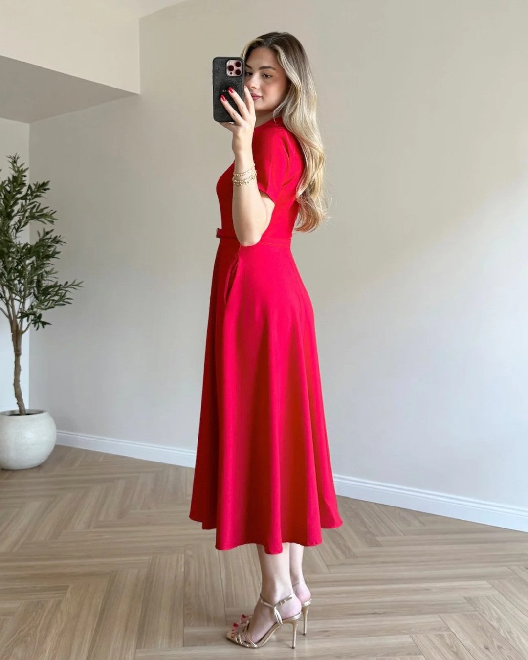 Belted Formal Dress
