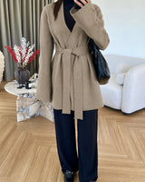 Belted Knit Cozy Cardigan