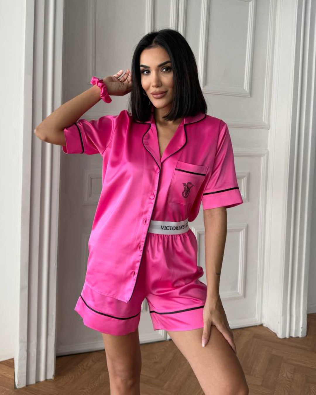 Bombshell Satin Pajama Set