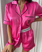 Bombshell Satin Pajama Set
