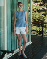 Bow Peplum Top