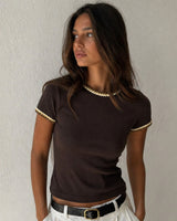 Braided Fitted Tee