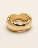 Calyx Sculpted Gold Cuff