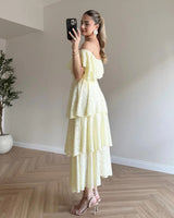 Camellia Ruffle Dress
