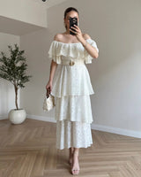 Camellia Ruffle Dress