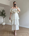 Camellia Ruffle Dress