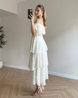Camellia Ruffle Dress