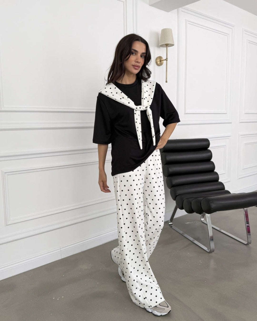 Casual Dot Lounge Set