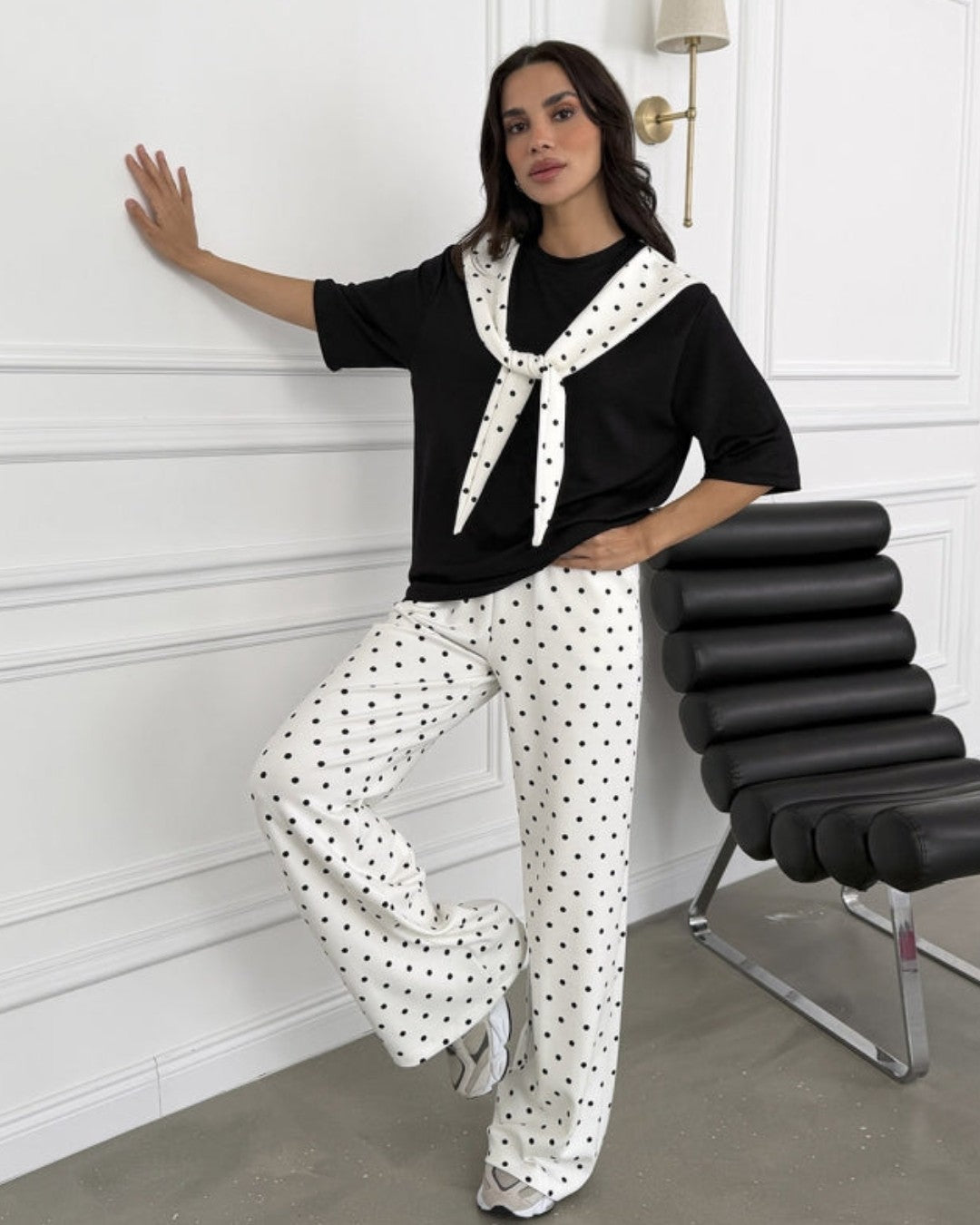 Casual Dot Lounge Set