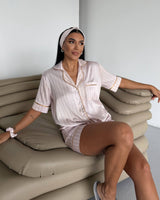 Champagne Stripe Pajama Set