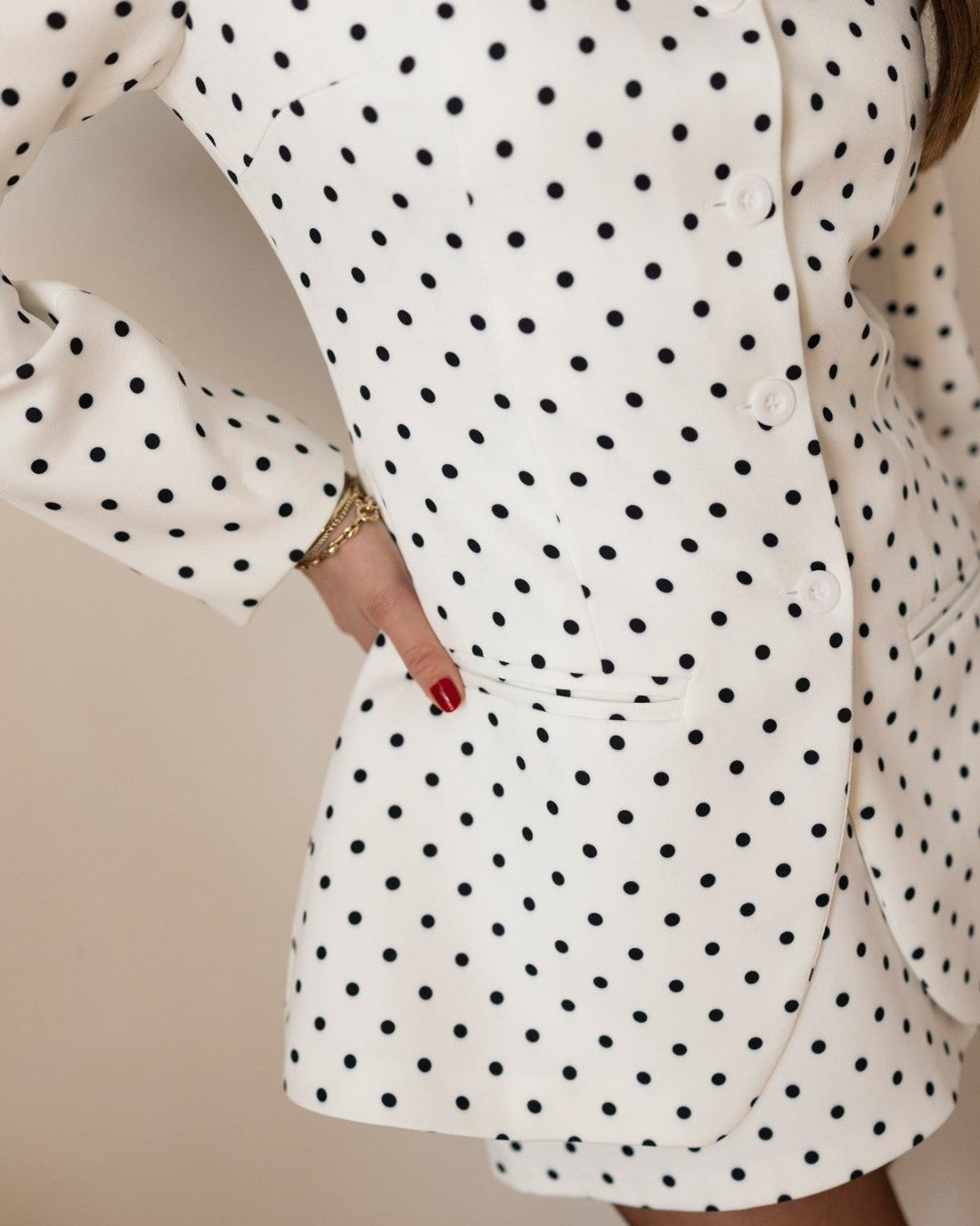 Chic Dotted Suit