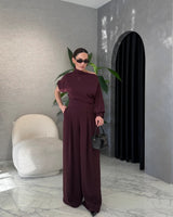Chic Flow One-Shoulder Set